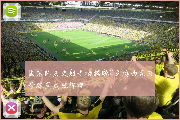 国家队历史射手榜揭晓C罗梅西莱万等球星成就辉煌
